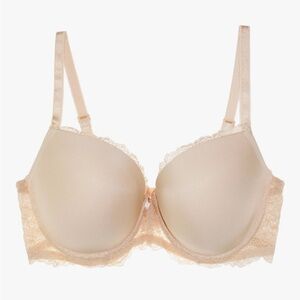 Mierside Women’s Beige Bra with Lace
